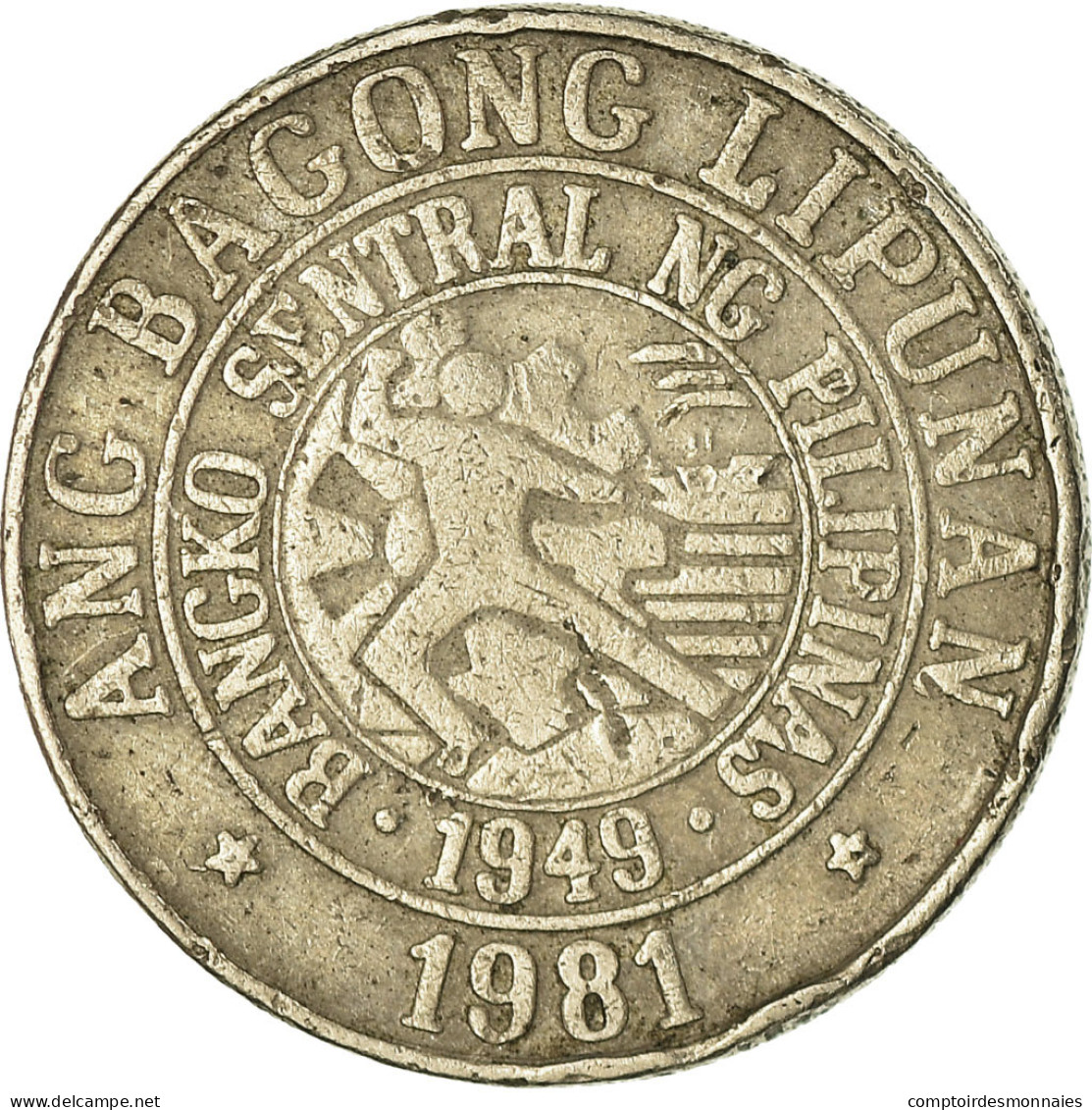 Monnaie, Philippines, 25 Sentimos, 1981, TTB, Copper-nickel, KM:227 - Philippines