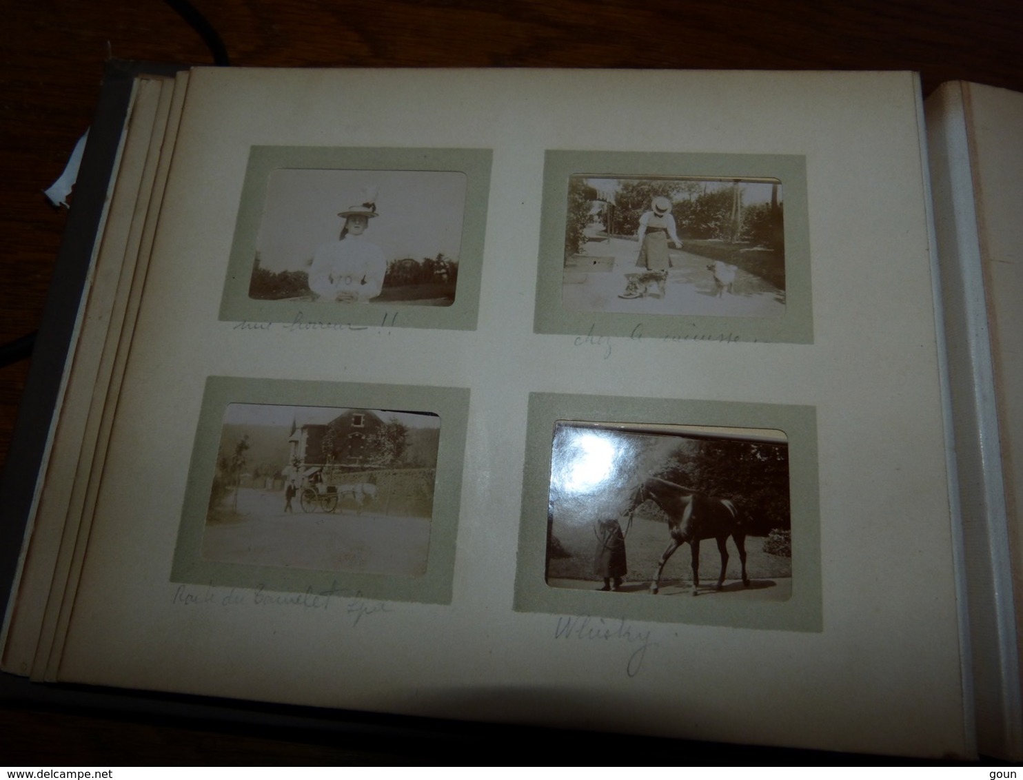 Album Pocket Kodak 79 photos fin années 1890 Spa  Angleur  (dont chateau et ferme) Vielsam Paris Rue d'Arras