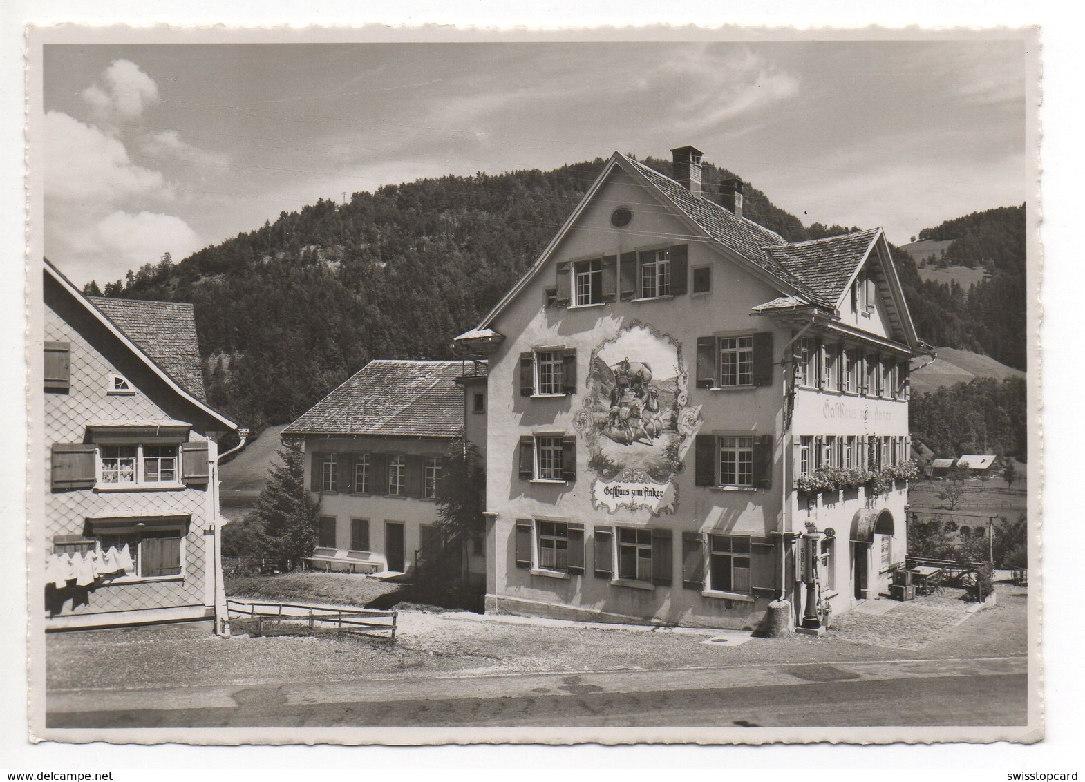 BRUNNADERN Gasthaus Zum Anker Tanksäule - Brunnadern