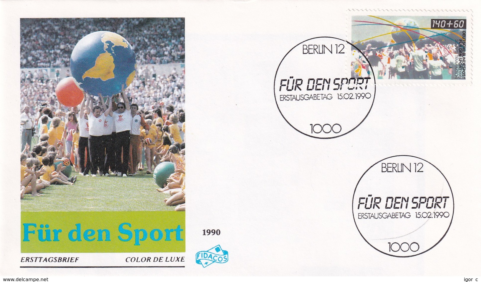 Germany 1990 FDC Cover: : Sport 20 Jahre Trimm Aktion - Other & Unclassified