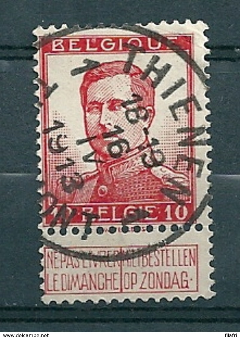 118 Gestempeld  THIENEN - TIRLEMONT 1 - 1912 Pellens