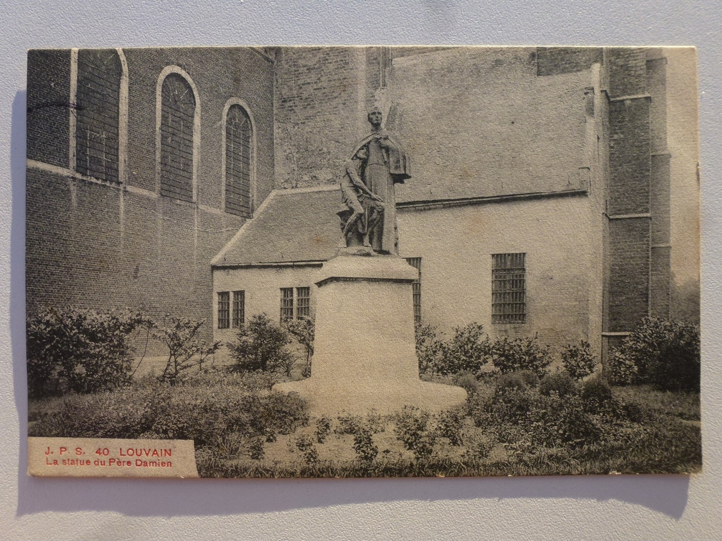 LOUVAIN  Carte Rare En Très Bel état - La Statue Du Père Damien  DEN1071 - Autres & Non Classés