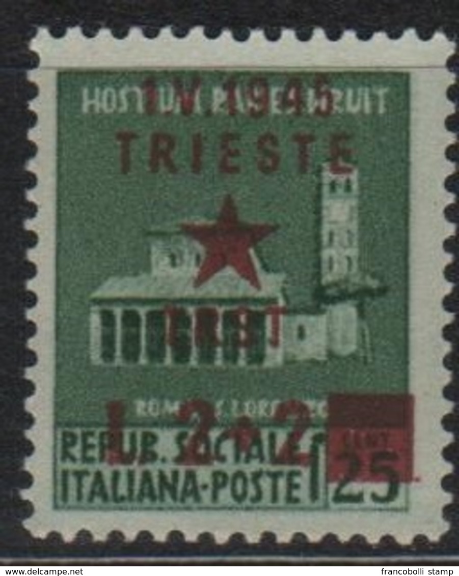 1945 Monumenti Distrutti Serie Cpl MH - Occ. Yougoslave: Trieste