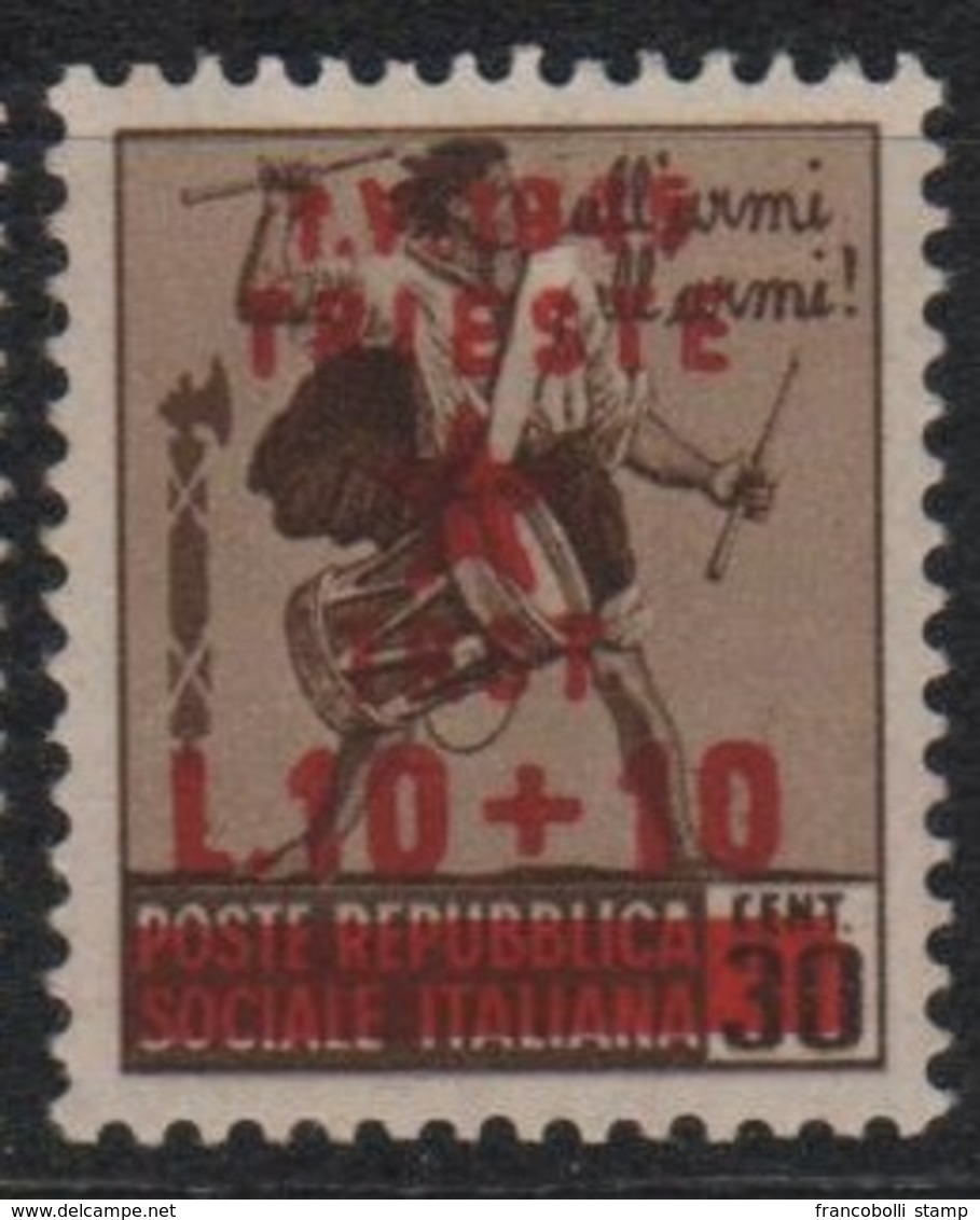 1945 Monumenti Distrutti Serie Cpl MH - Yugoslavian Occ.: Trieste