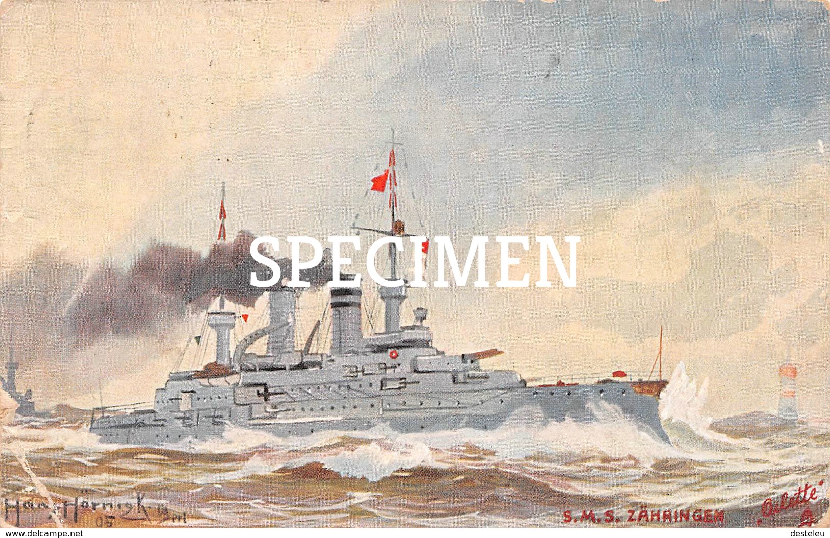 S.M.S. Zâhringem - Guerre