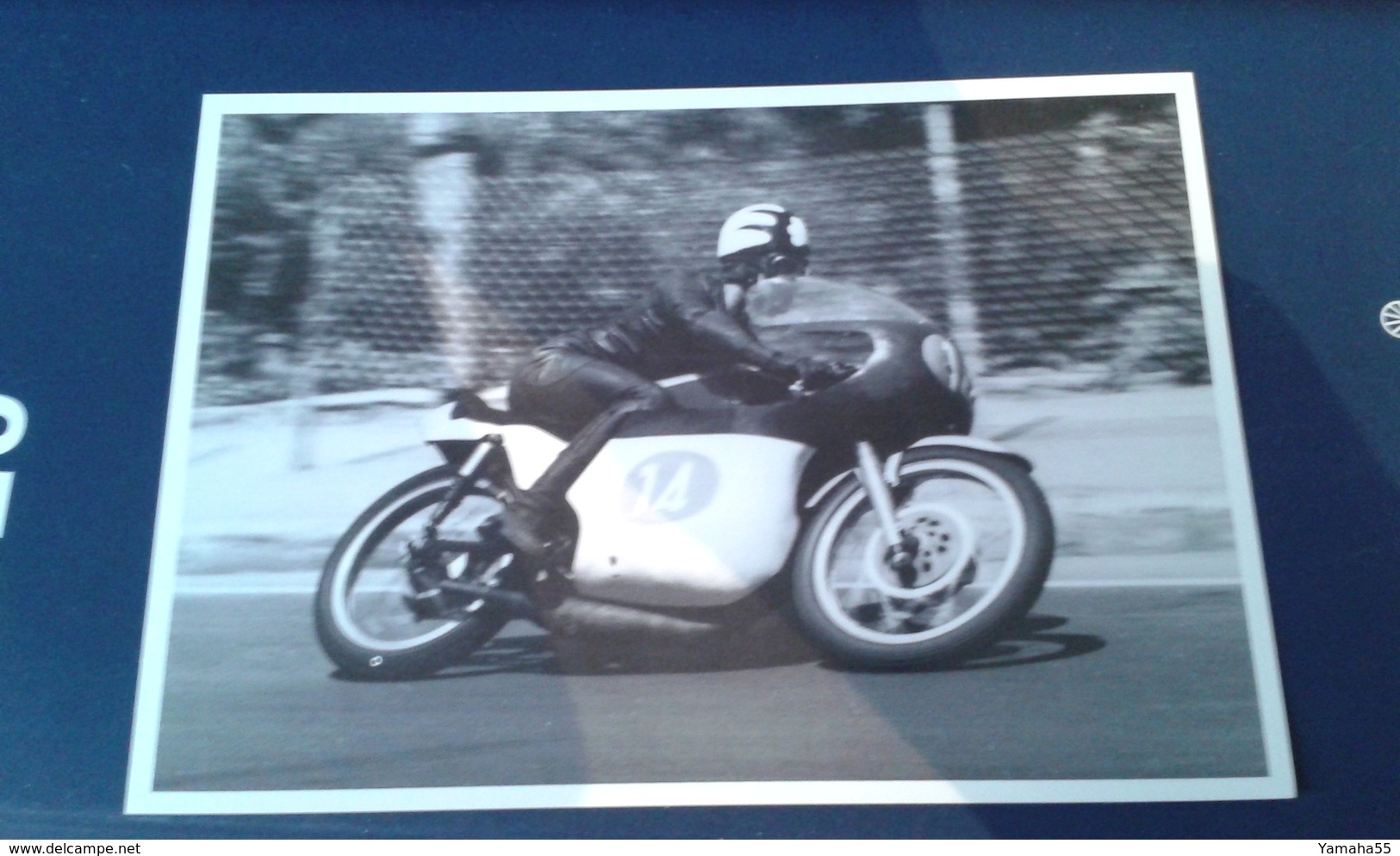 Carte Postale Moto Gp Espagne 1966 Tommy Robb Bultaco 125 - Motorcycle Sport