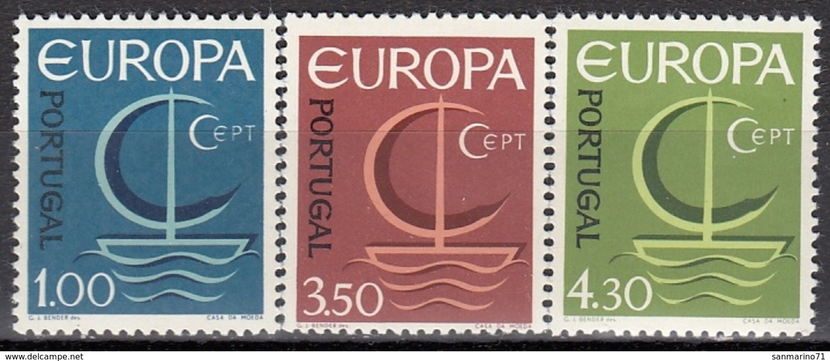 PORTUGAL 1012-1014,unused - 1966