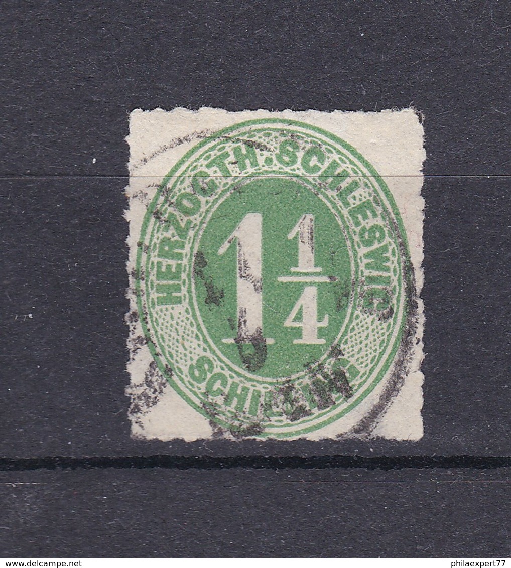 Schleswig-Holstein - 1864 - Michel Nr. 4 - Gest. - 25 Euro - Schleswig-Holstein