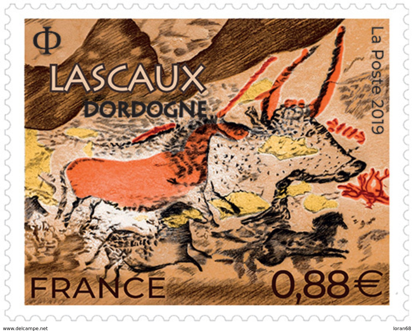 Timbre Neuf** France 2019 : Grotte De Lascaux - Neufs