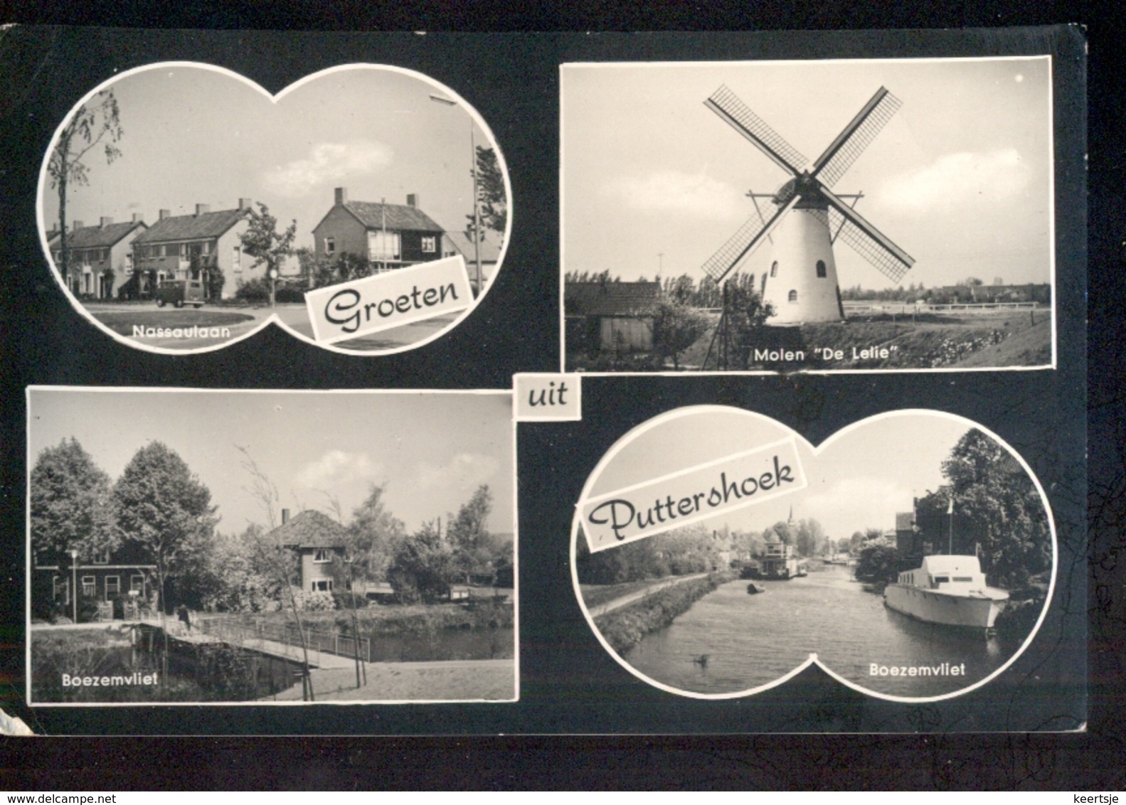 Puttershoek - Groeten Uit Molen - 1955 - Autres & Non Classés