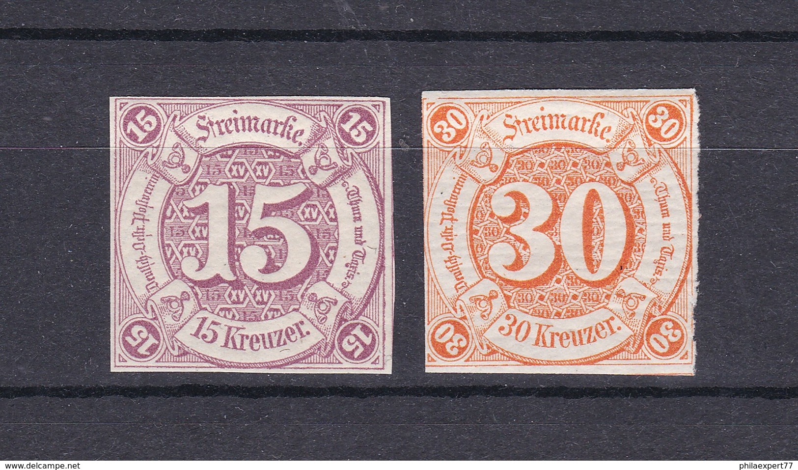 Thurn Und Taxis - 1859/61 - Michel Nr. 24/25 - Ungebr./Postfrisch - Sonstige & Ohne Zuordnung