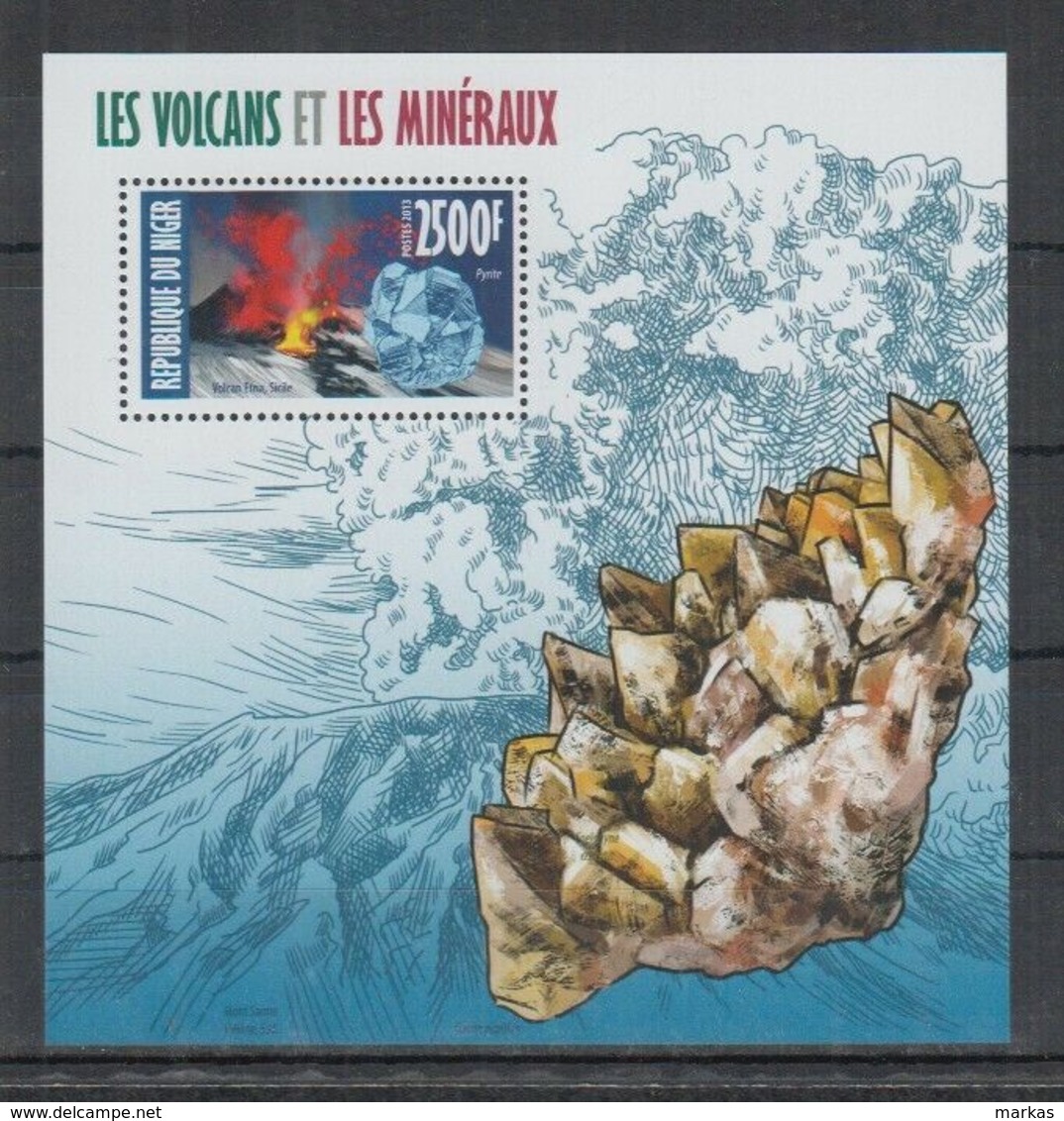 C342. Niger - MNH - 2013 - Nature - Minerals - Bl - Altri & Non Classificati