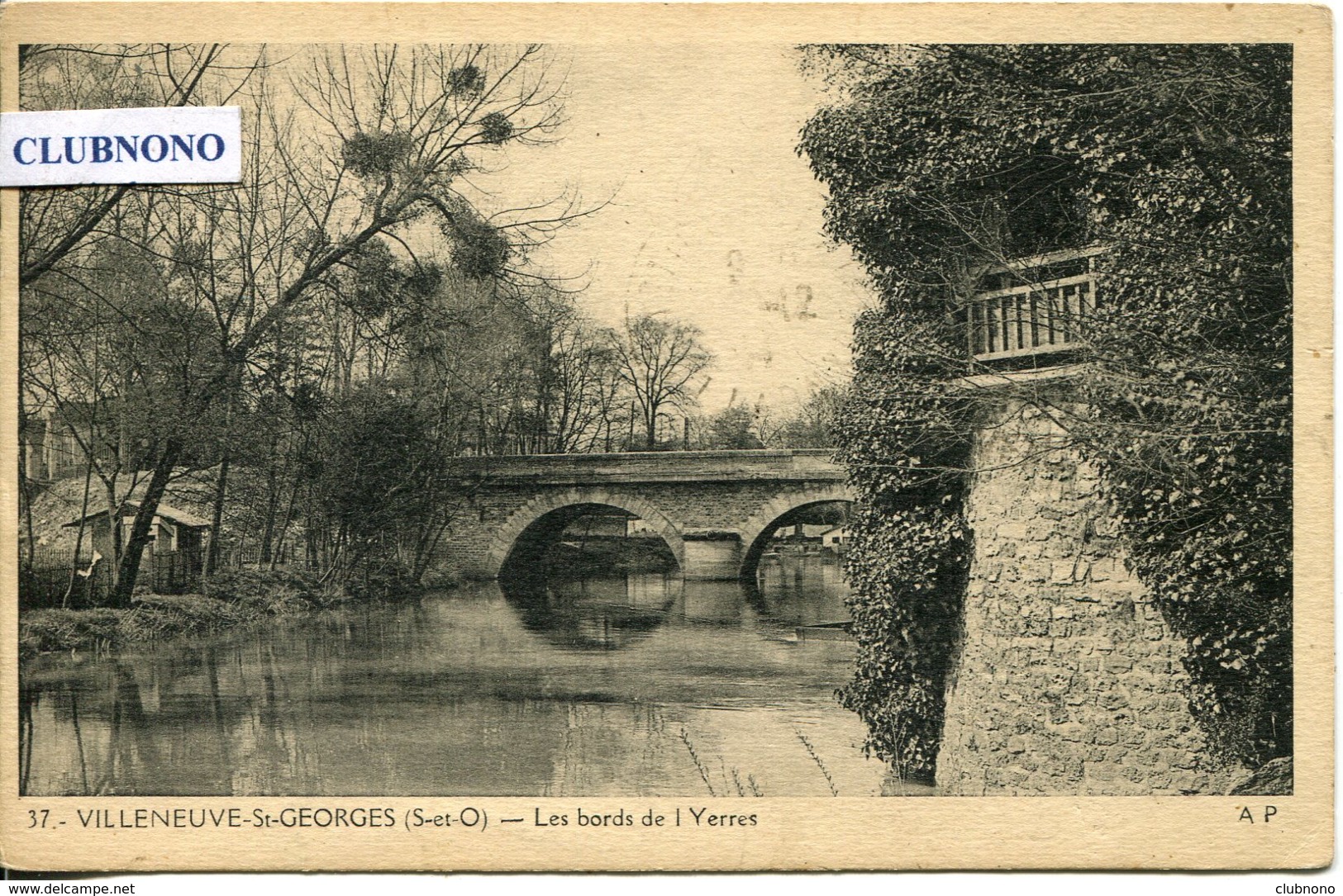 CPA - VILLENEUVE-SAINT-GEORGES - LES BORDS DE L'YERRES - Villeneuve Saint Georges