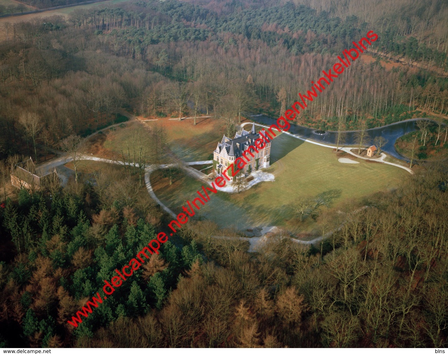 Ranst - Kasteel Vrieselhof In Januari 1996 - Photo 15x23cm - Luchtfoto - Plaatsen