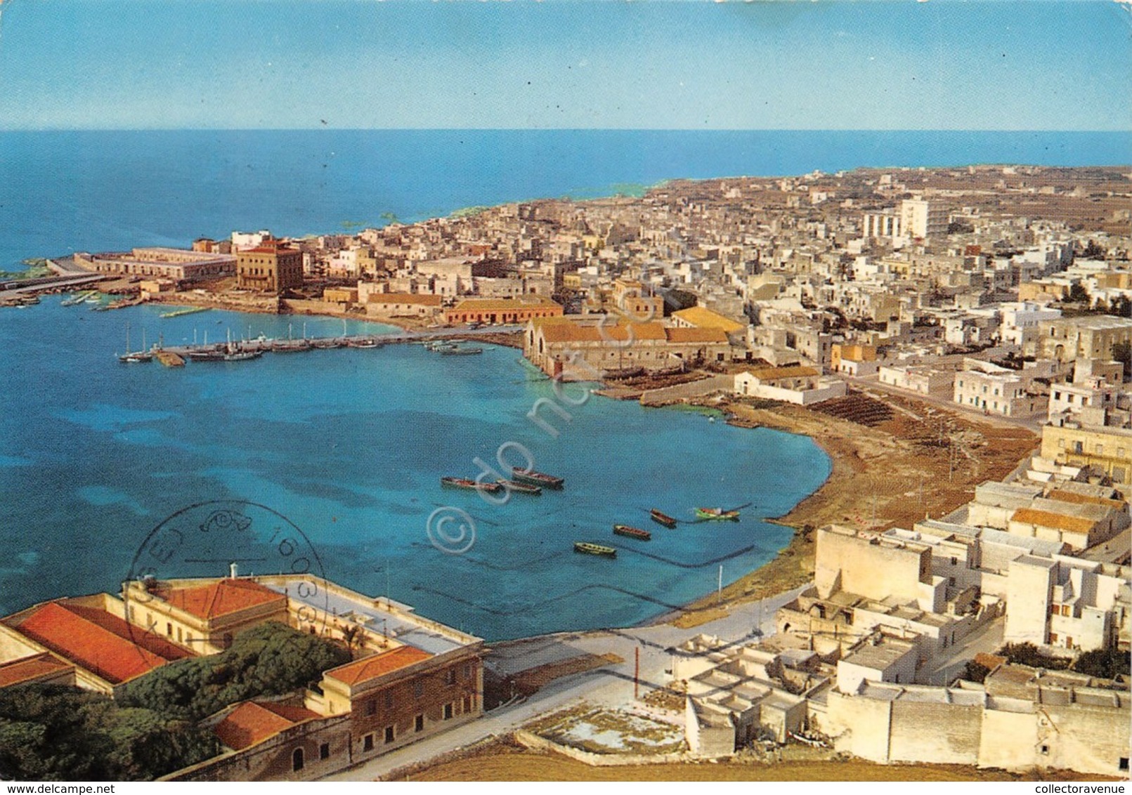 Cartolina Favignana Isole Egadi Panorama  (Trapani) - Trapani