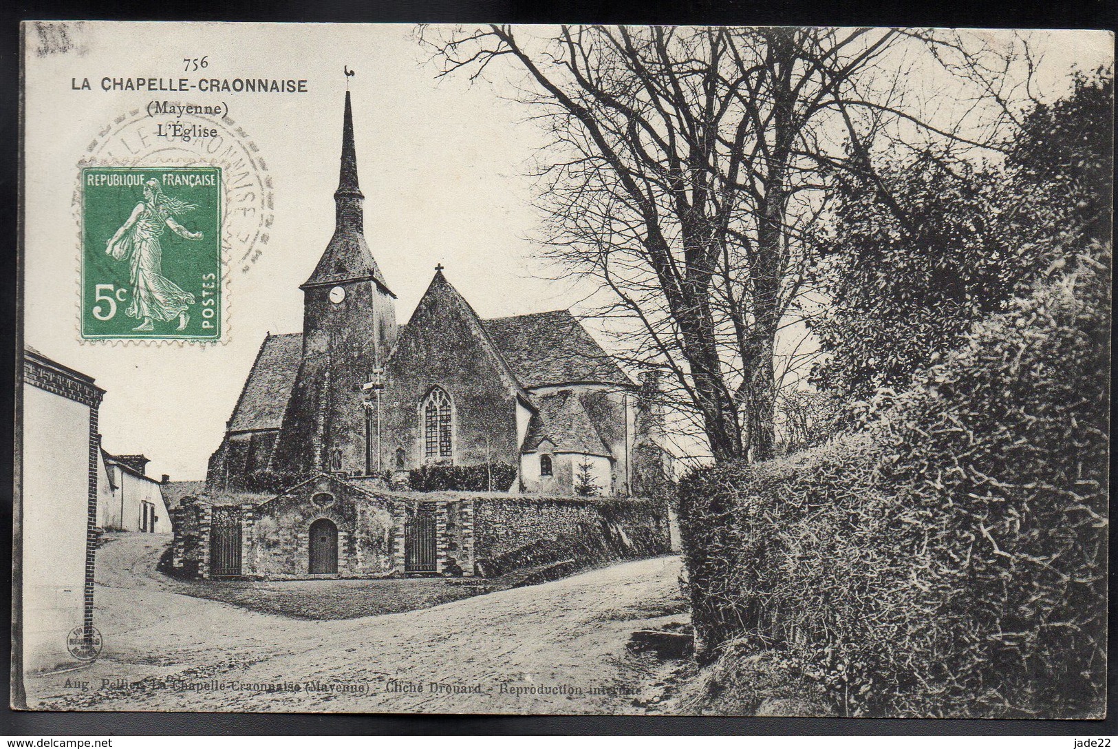 LA CHAPELLE CRAONNAISE 53 - L'EGLISE - #B743 - Other & Unclassified