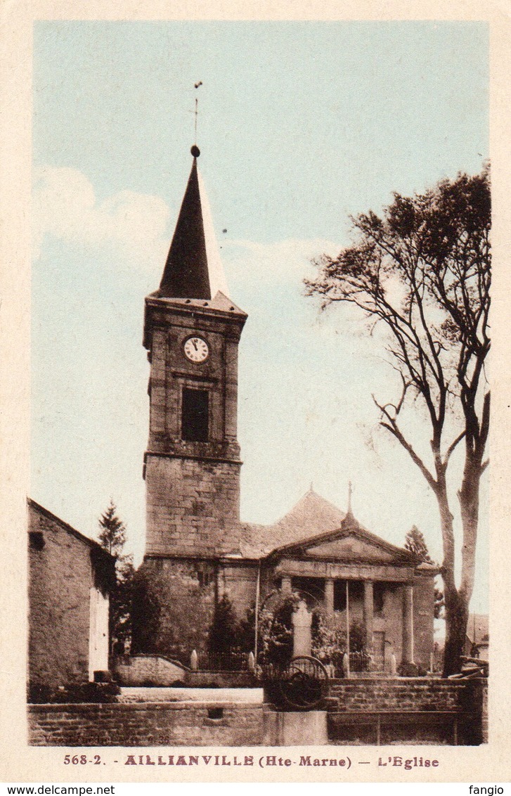 52 -AILLIANVILLE (Hte. Marne) -- "L'Eglise", édit: ?... - Other & Unclassified