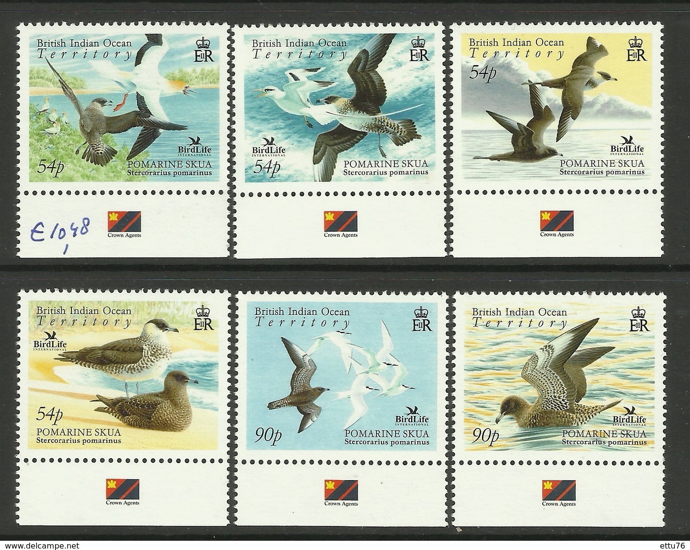 BRITISH INDIAN OCEAN TERRITORY   2007   BIRDS  SET  MNH - Other & Unclassified