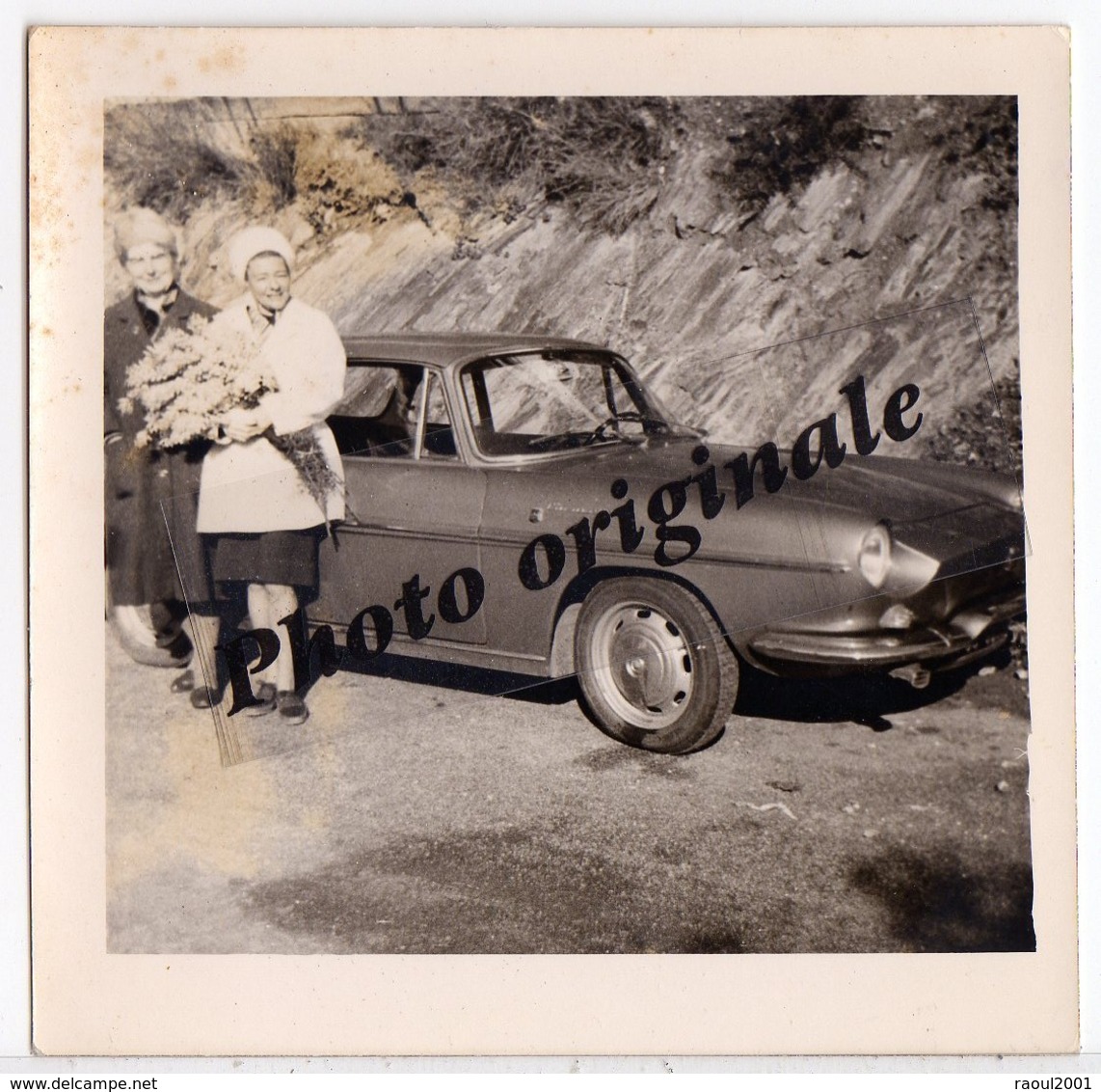Photo Originale - Autos Voitures Automobiles Cars - RENAULT Floride Caravelle - Femmes - Automobiles