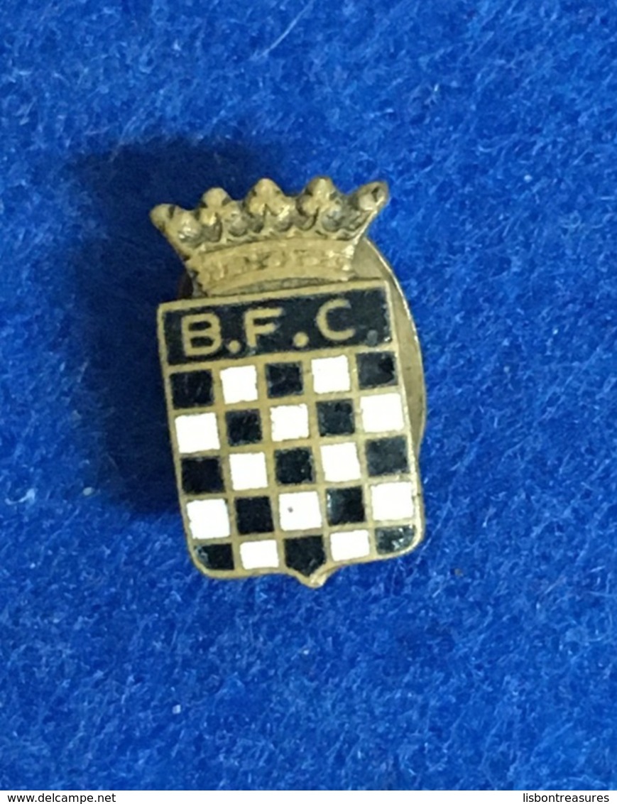 ANTIQUE ENAMEL PIN / BADGE SOCCER / CALCIO PORTUGAL BOAVISTA FUTEBOL CLUBE BFC - Calcio