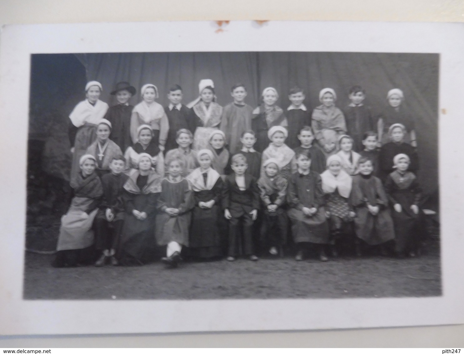 18 - CHER - QUINCY - Fête De L'école 1943-1944 - Carte Photo - Other & Unclassified