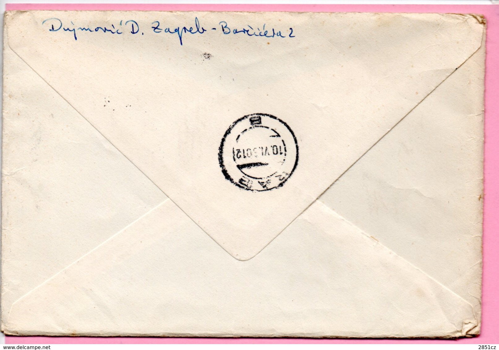 Letter - Postmark Zagreb, 9.6.1960. / Rab, 10.6.1960., Yugoslavia - Autres & Non Classés