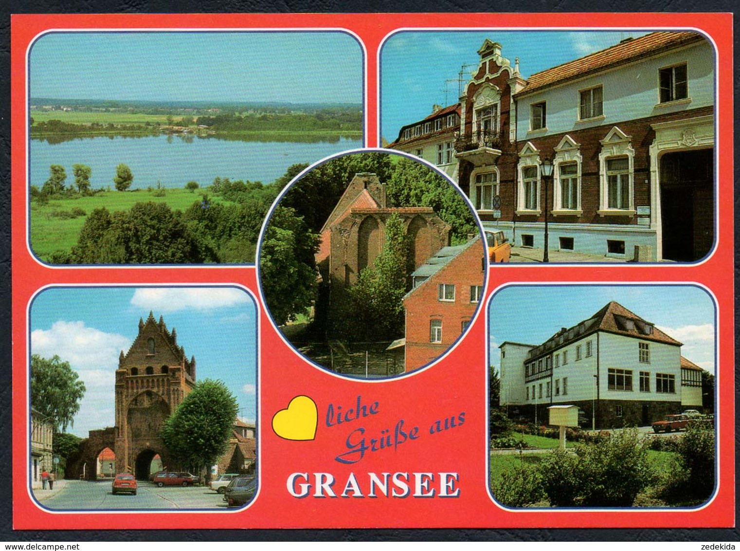 D1187 - TOP Gransee - Bild Und Heimat Reichenbach - Qualitätskarte - Gransee