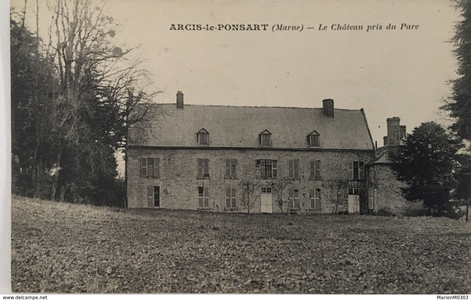 51 - ARCIS LE PONSART - Le Chateau Pris Du Parc - 5102 F - Autres & Non Classés