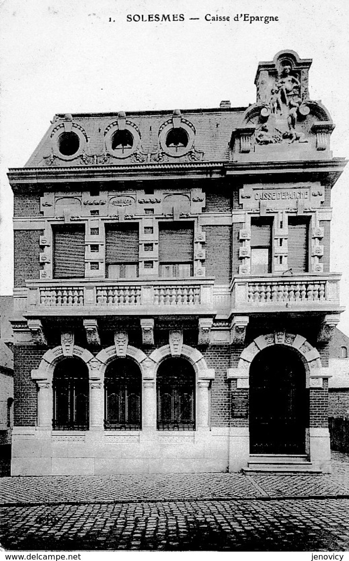 SOLESMES CAISSE D'EPARGNE   REF 62202 - Banche