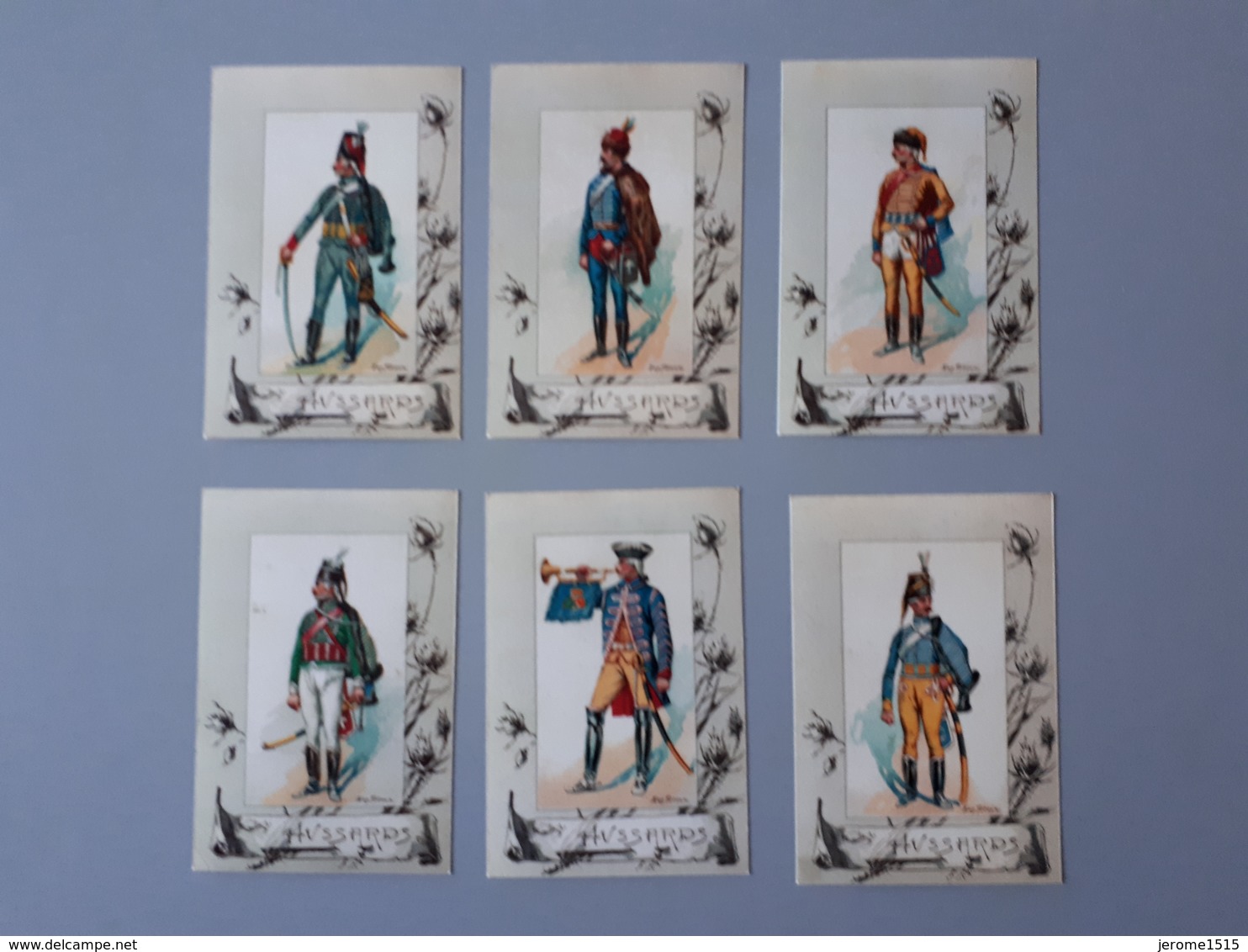 Cartes Des Uniformes De Hussards Ancien Régime 1724 à 1786  & - Documents