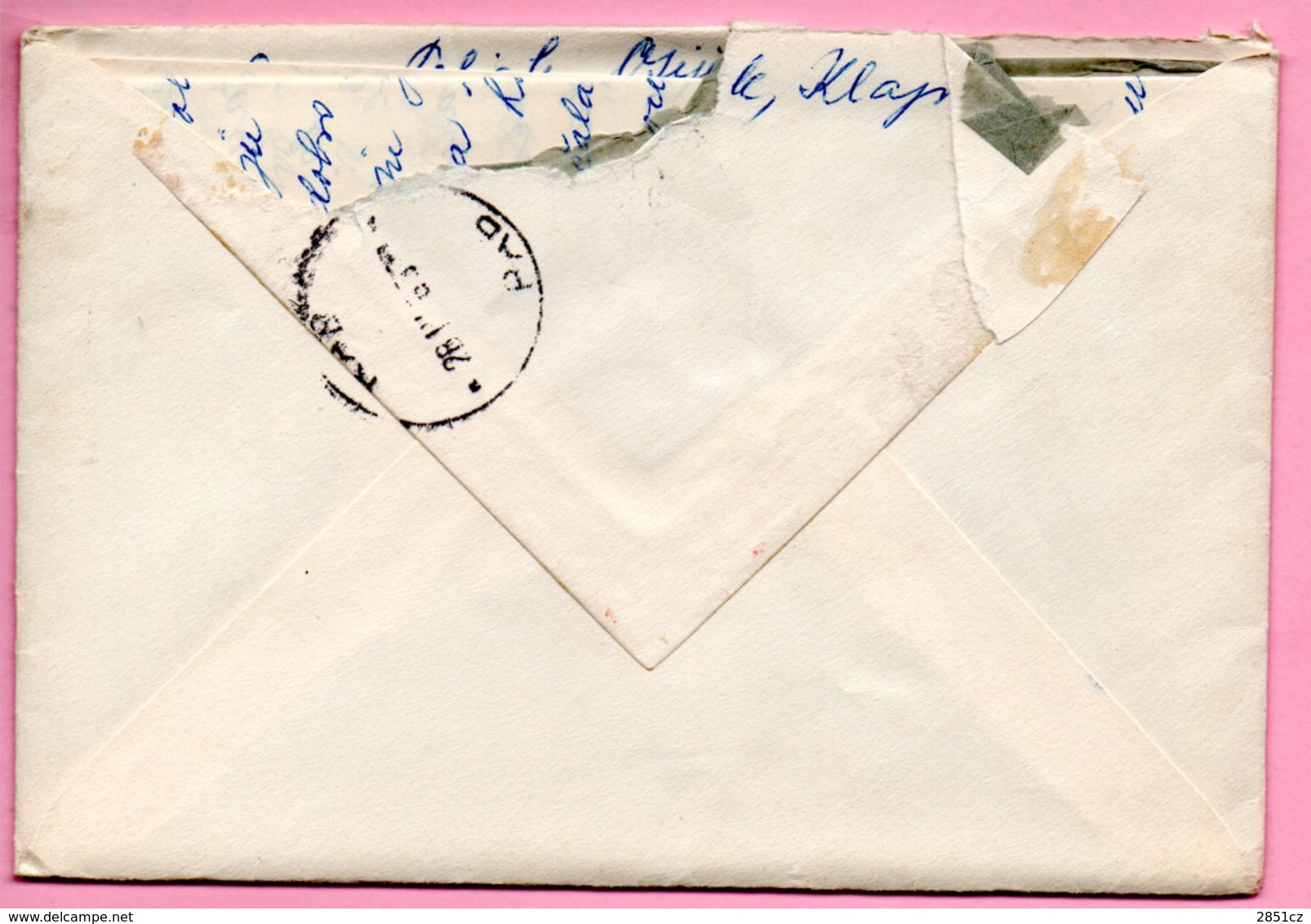 Letter - Postmark Osijek, 27.4.1963. / Rab, 28.4.1963., Yugoslavia - Other & Unclassified