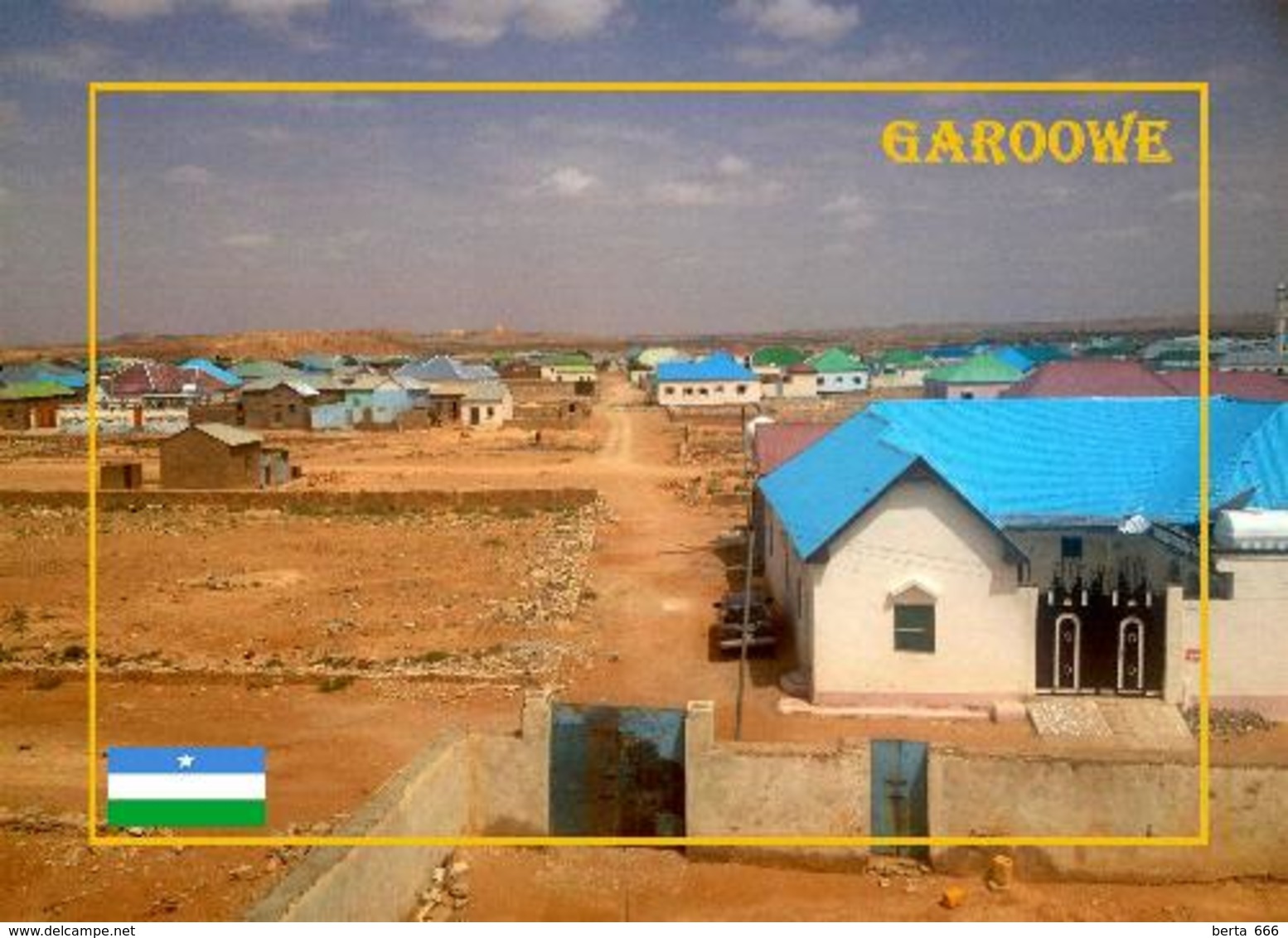 Somalia Puntland Garowe View New Postcard - Somalia