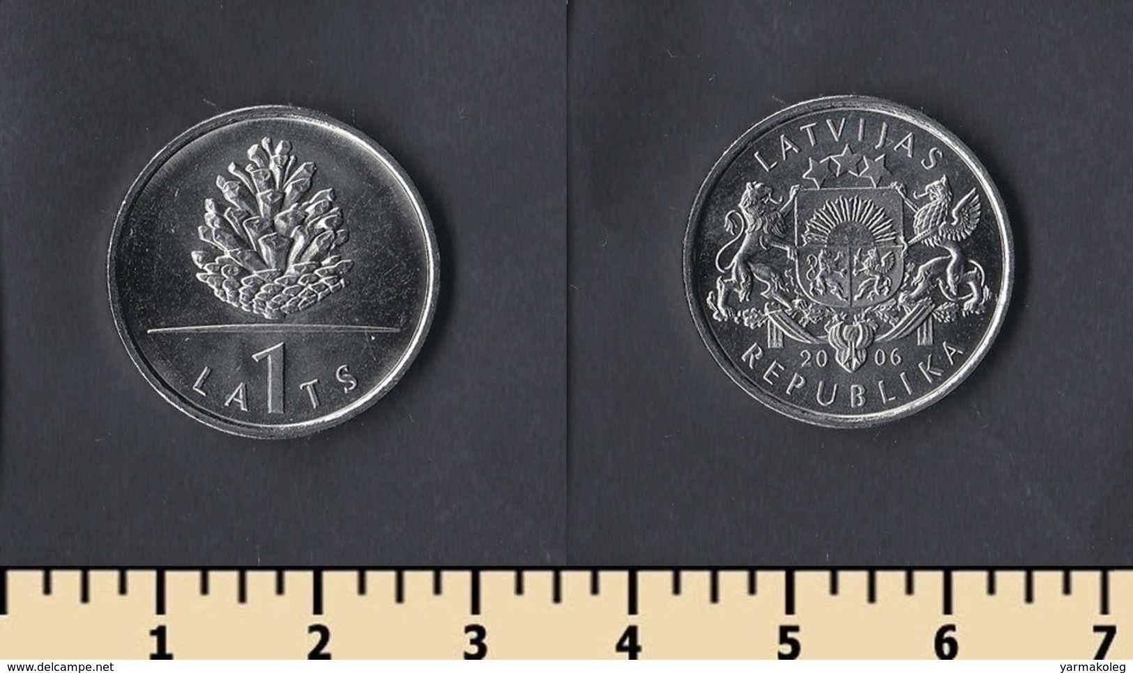 Latvia 1 Lats 2006 - Lettonia