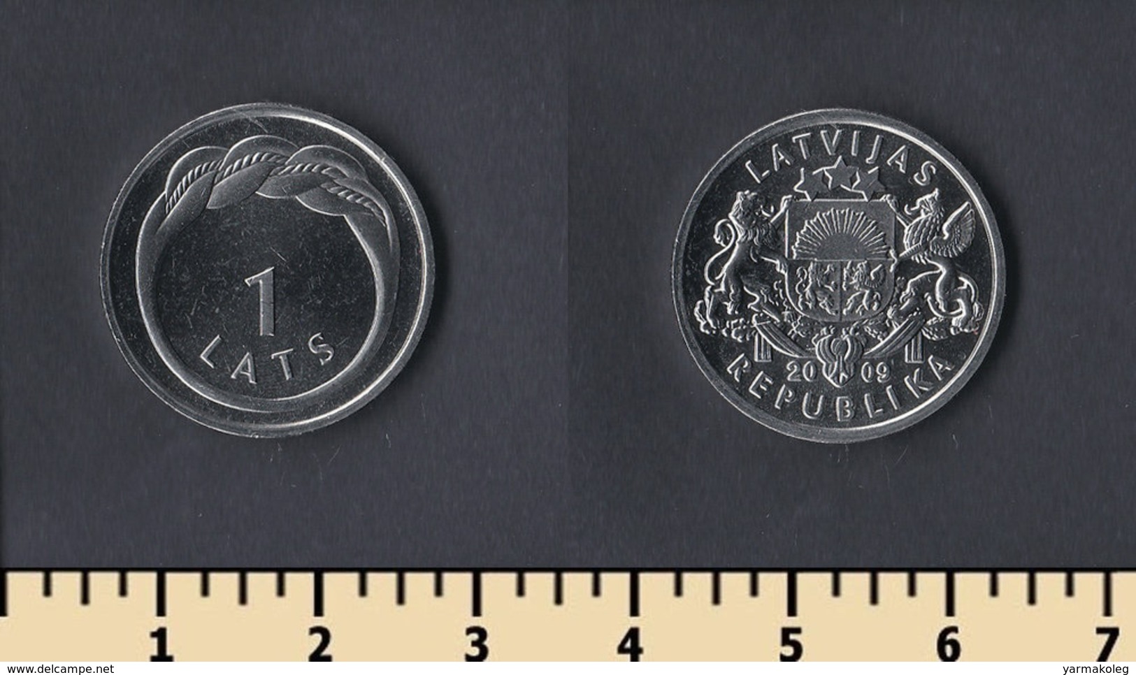 Latvia 1 Lats 2009 - Lettland