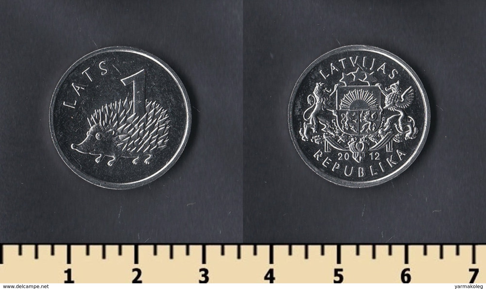 Latvia 1 Lats 2012 - Latvia