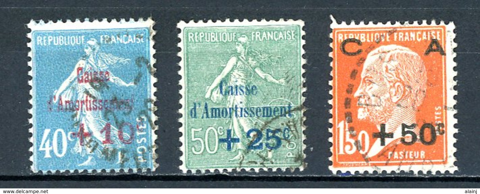 France   Y&T    246 - 248    Obl    ---     Bel état - Oblitérés