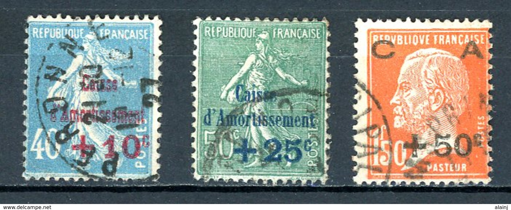 France   Y&T    246 - 248    Obl    ---     Bel état - Oblitérés