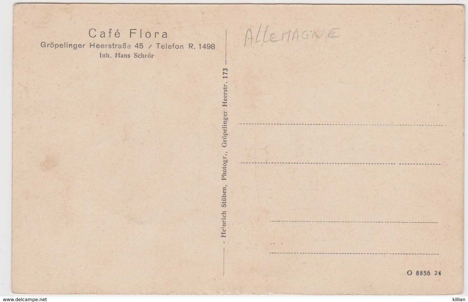 Café Flora Gropelinger Heerstrabe 45 - Ohne Zuordnung