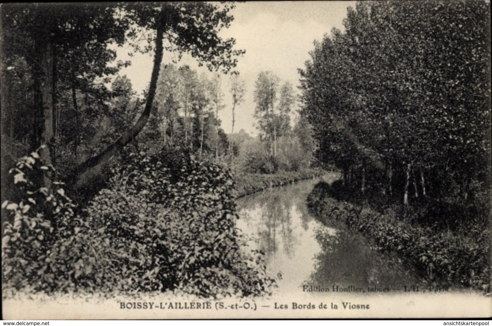 Cp Boissy L'Aillerie Val D'Oise, Les Bords De La Viosne - Sonstige & Ohne Zuordnung