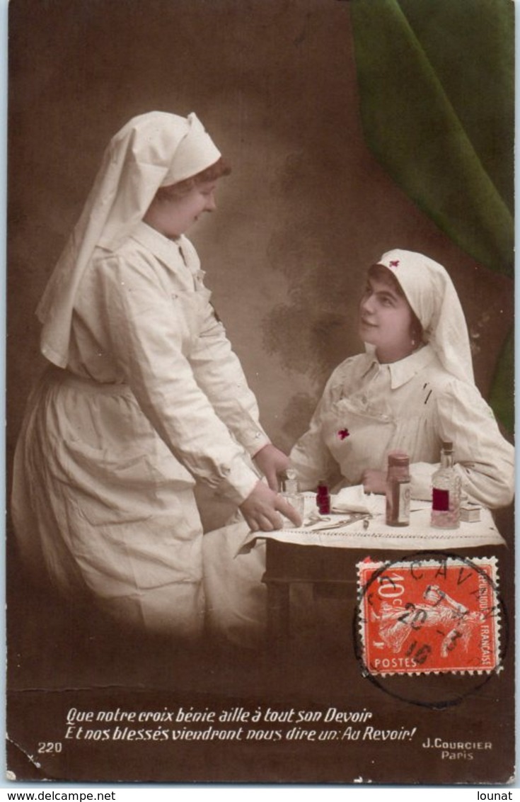 Croix Rouge - Série 220 J. COURCIER - Infirmères - Red Cross