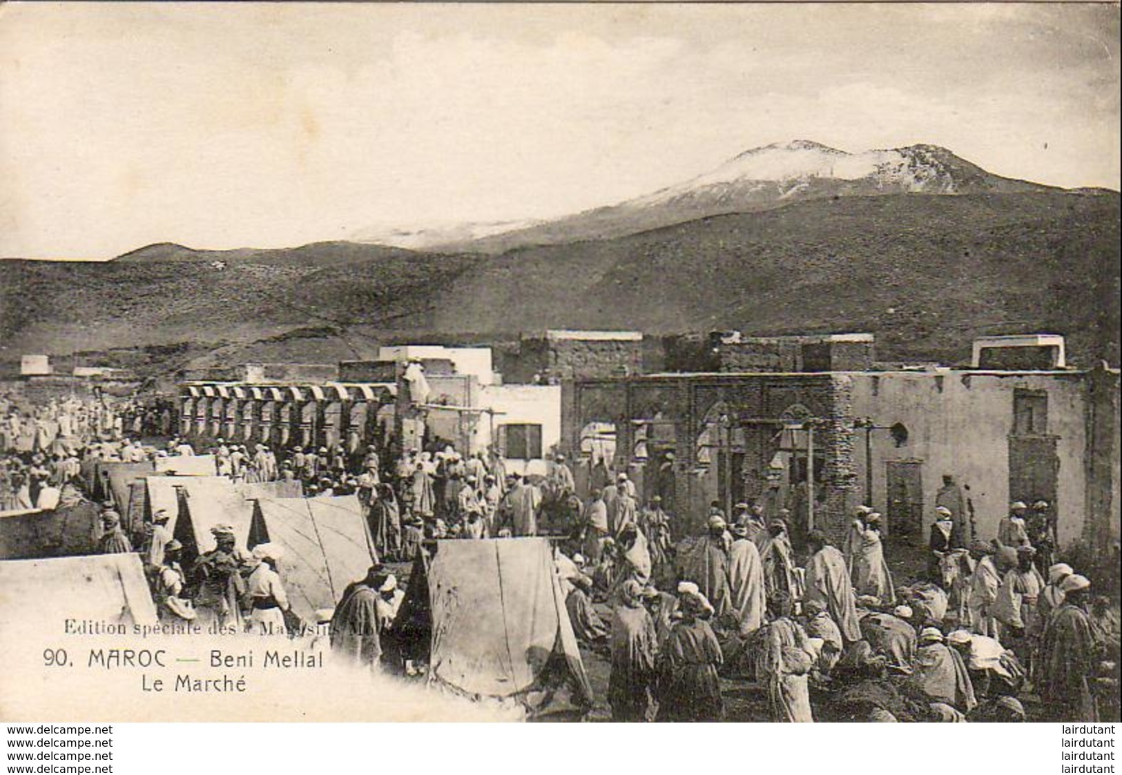 MAROC  BENI MELLAL  Le Marché  ..... - Autres & Non Classés