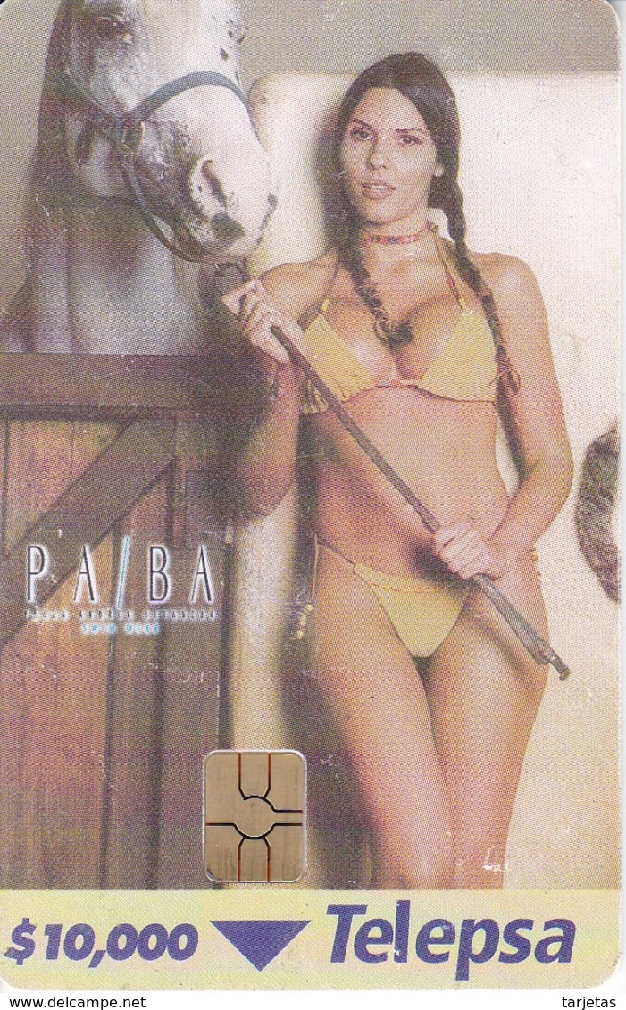 TARJETA DE COLOMBIA DE UNA CHICA SEXI (EROTICA-NUDE) WOMAN (TELEPSA) - Colombia