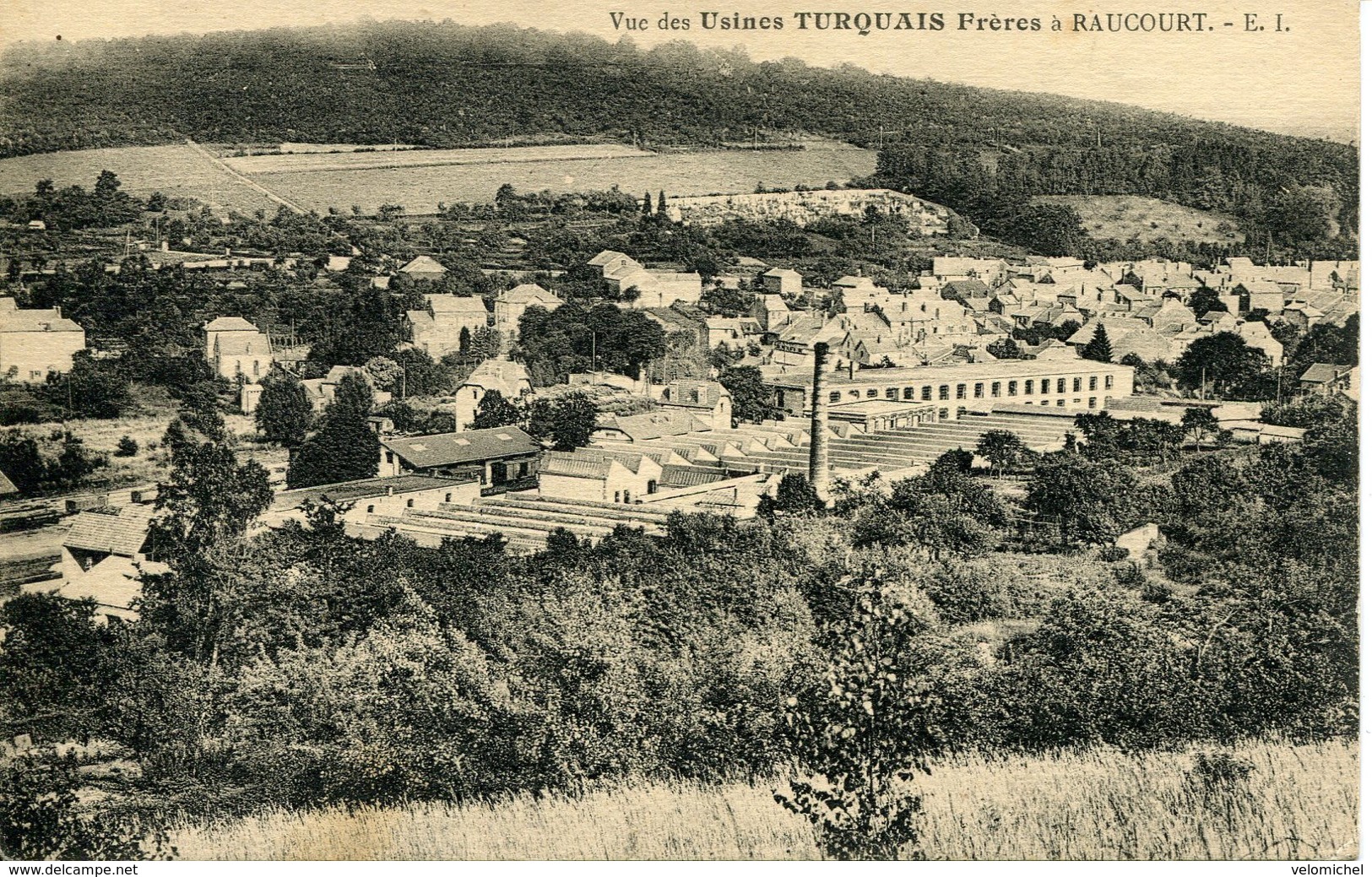 RAUCOURT. Vue Des Usines TURQUAIS Frères - Autres & Non Classés