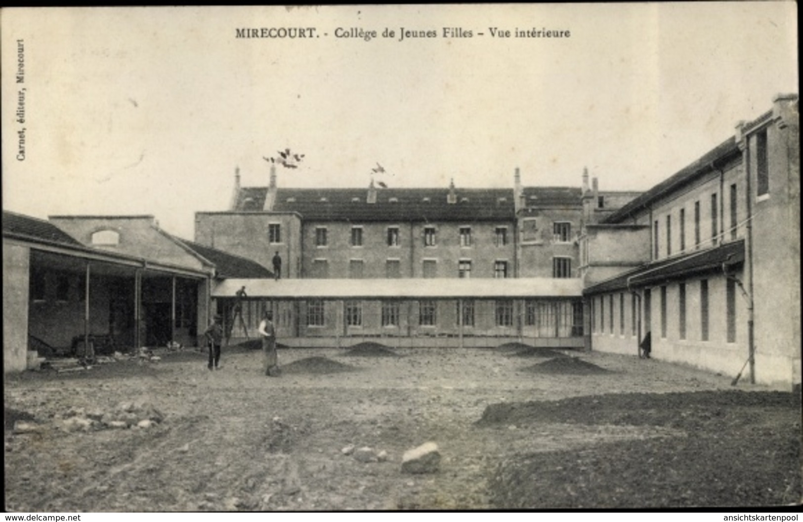 Cp Mirecourt Lothringen Vosges, College De Jeunes Filles, Vue Interieure - Autres & Non Classés