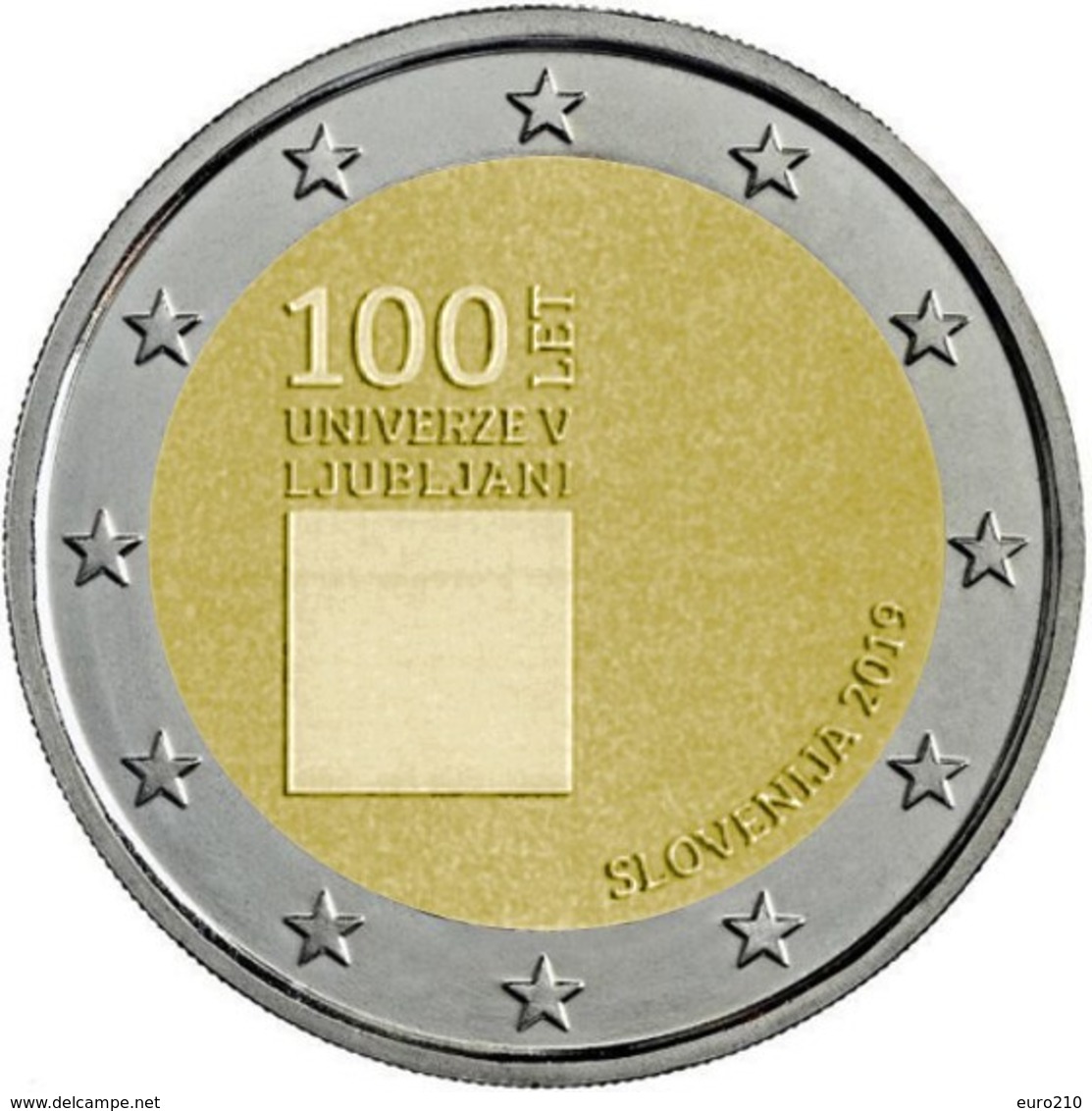 SLOVENIA - 2 Euro 2019 - Università Di Lubiana - UNC - Slovenia