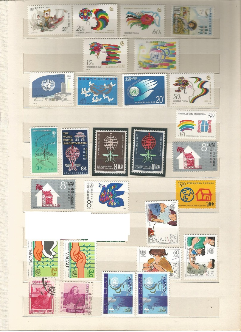 Francobolli Stamps Tibres China Cina - Collections (sans Albums)