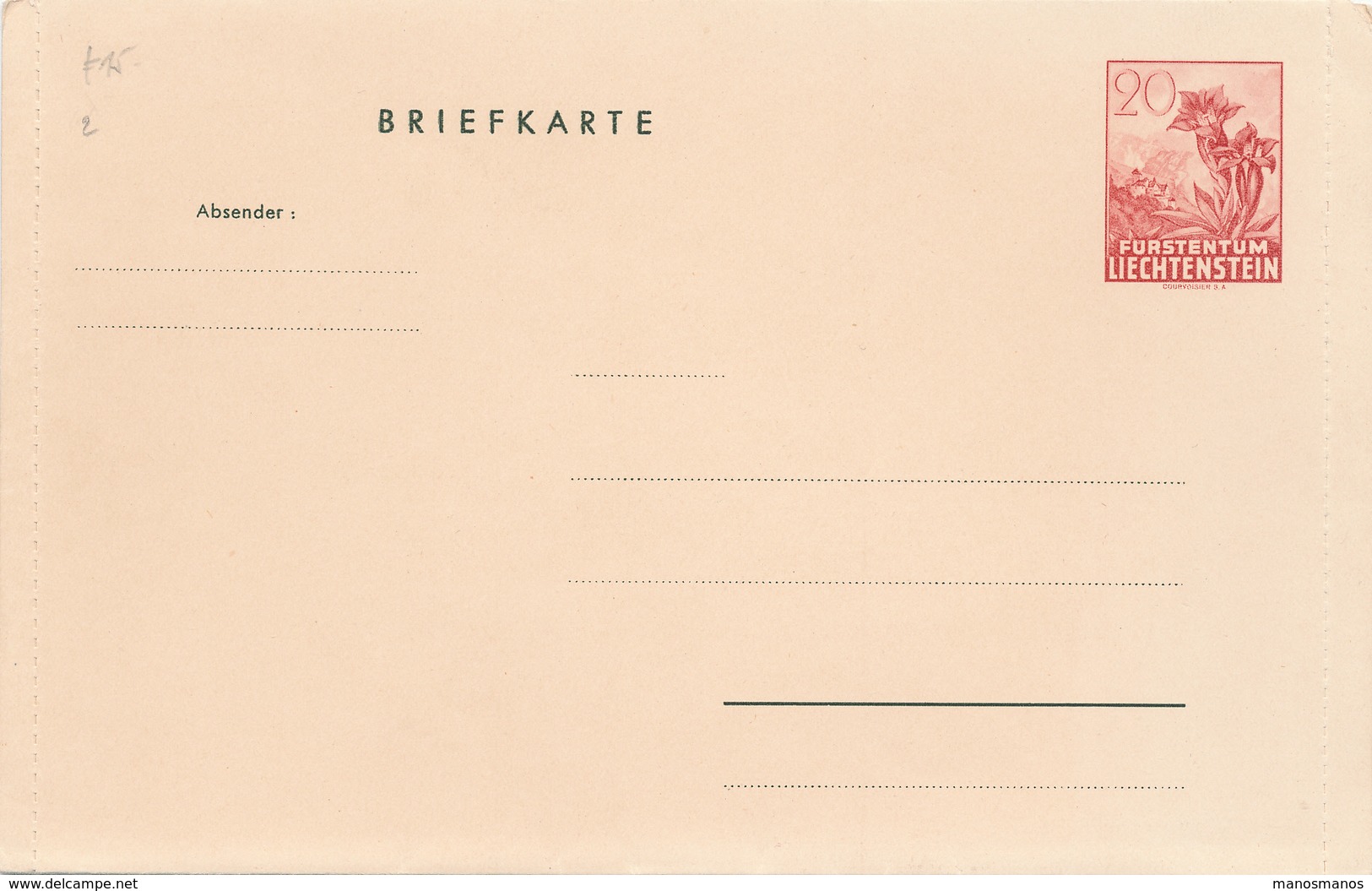 822/30 - LIECHTENSTEIN Carte-Lettre Illustrée Schaan - Etat NEUF - Enteros Postales