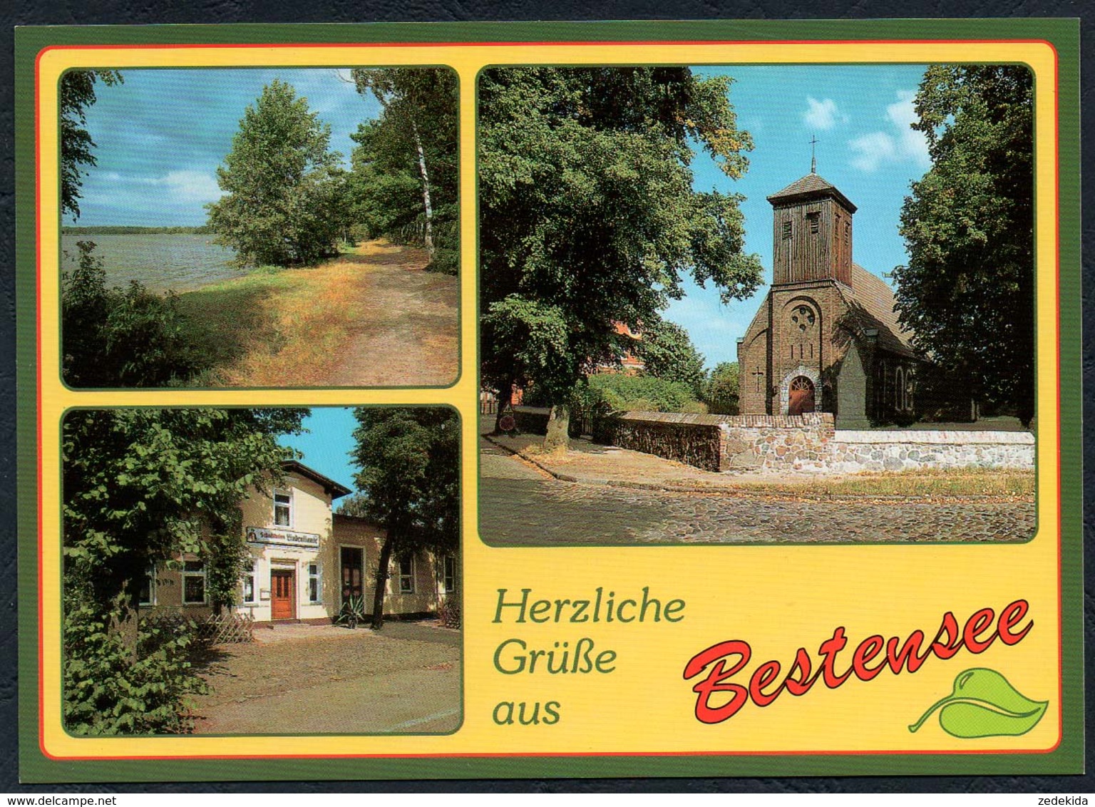 D1215 - TOP Bestensee Gaststätte Lindenklause - Bild Und Heimat Reichenbach - Qualitätskarte - Bestensee