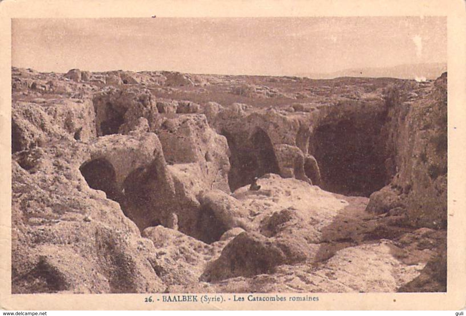Asie > Syrie  Liban  Lebanon BAALBEK Les Catacombes Romaines  (ruines Romaines) *PRIX FIXE - Lebanon