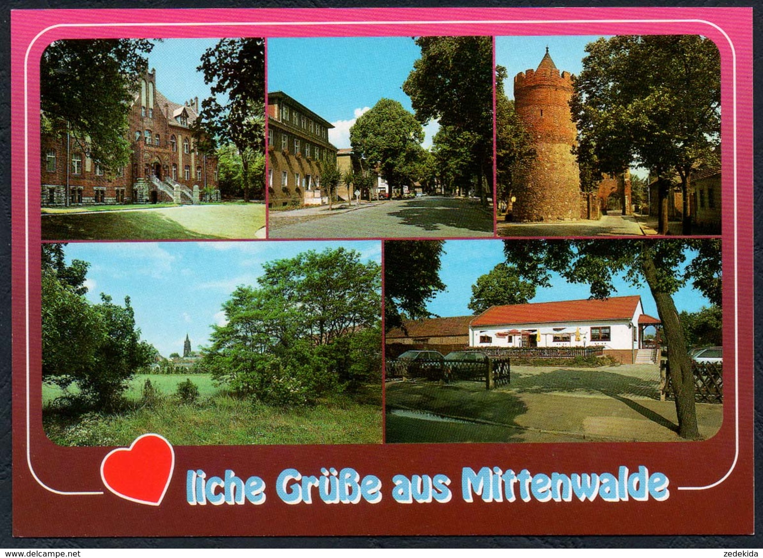 D1225 - TOP Mittenwalde - Bild Und Heimat Reichenbach - Qualitätskarte - Mittenwalde